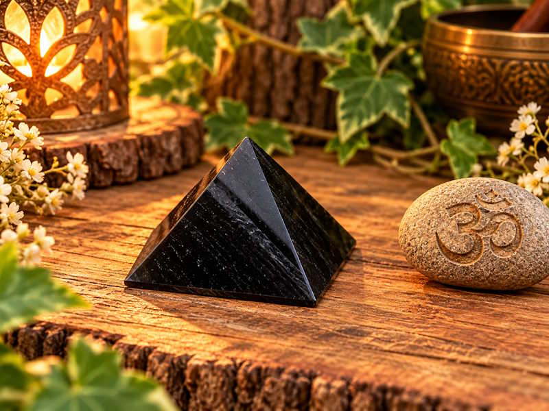 Pirámide Obsidiana 4 cm aprox